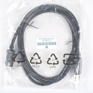 New HP High Performance DisplayPort 6 Foot Cable Male to Male 487342-001 (VN567AA) thumbnail
